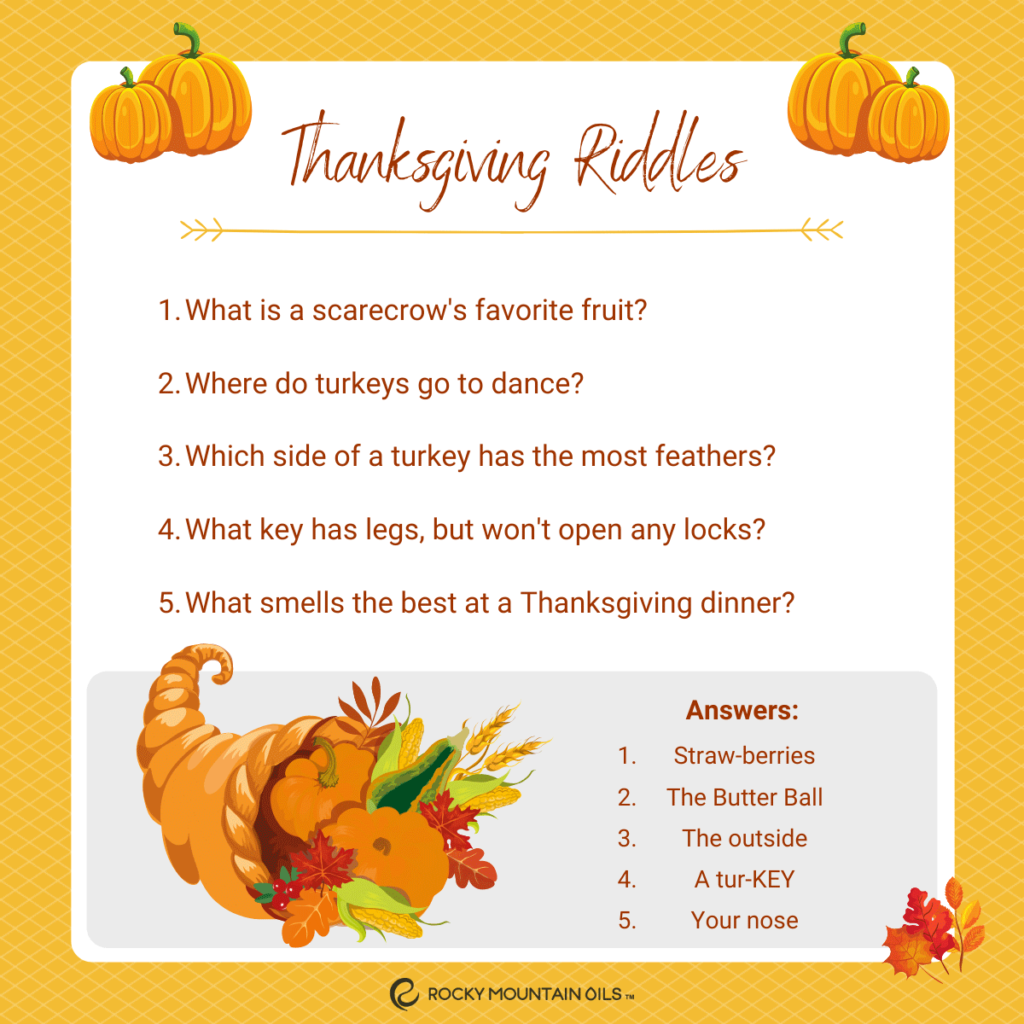 Thanksgiving Riddles
